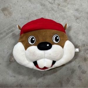 Buc-ee's Beaver Head Pillow
